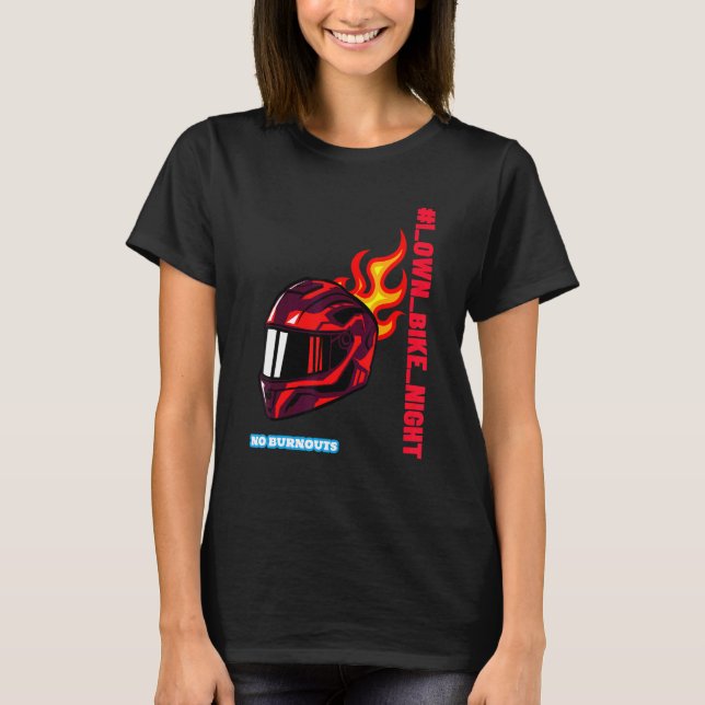 Camiseta Iownbikenight Fire Helmet (Frente)