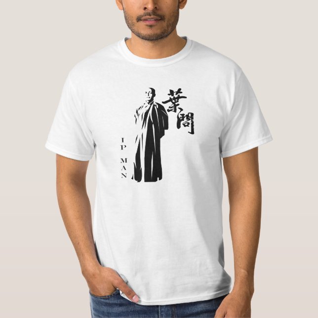 Camiseta Ip Man (Grande Mestre de Wing Chun) "Shirt" (Frente)