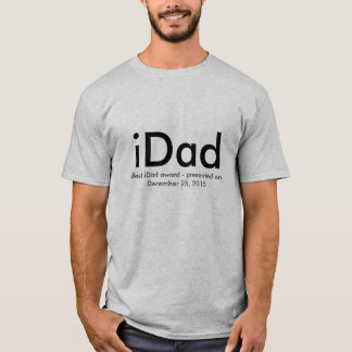 Camiseta iPai T-Shirt - Melhor prêmio iPai apresentado em