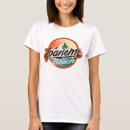 Camiseta Ipanema Beach rio vintage crachá angustiado