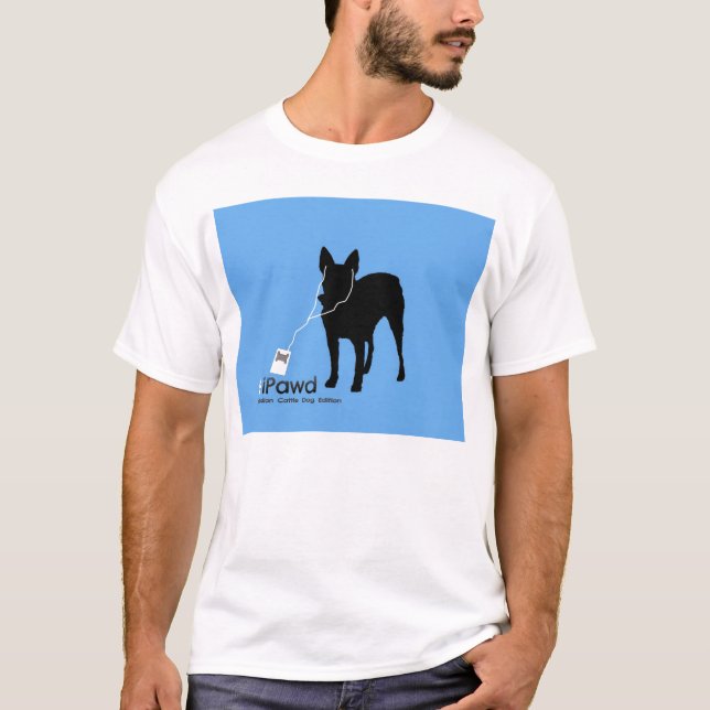 Camiseta IPAWD - Edição do cão do gado de Australain (Frente)