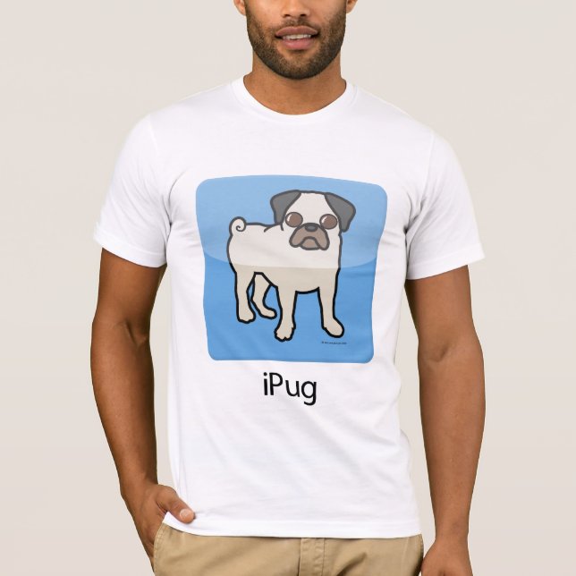 Camiseta iPug - jovem corça (Frente)