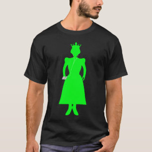 Camiseta iQueen o verde