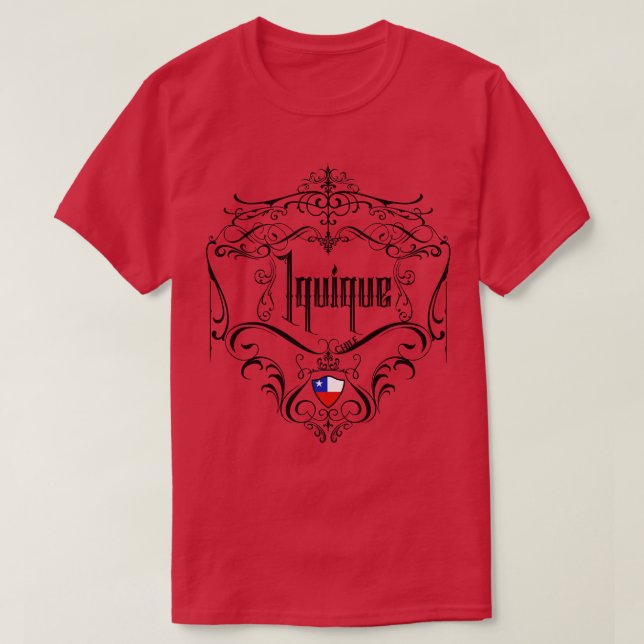 Camiseta Iquique Vintage design (Frente do Design)