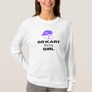 Camiseta Ir a Rapariga de Corrida de Kart...