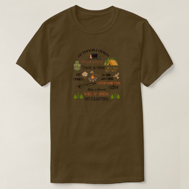Camiseta Ir Acampar (Frente do Design)