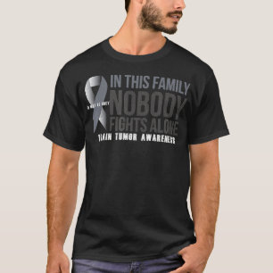 Camiseta Ir Cinzas em maio Sensibilização para o Tumor Cere