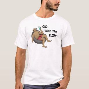 Camiseta Ir com o Fluxo