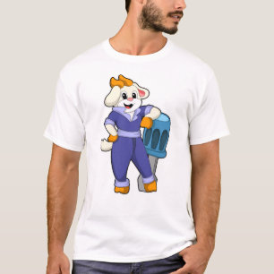 Camiseta Ir como mecânico com chave de fenda