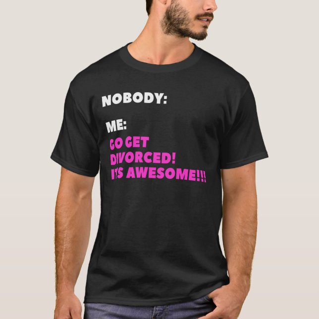 Camiseta Ir Divorciar - Festa de Divórcio Engraçada (Frente)