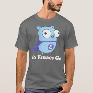 Camiseta Ir Emacs Ficar Preto