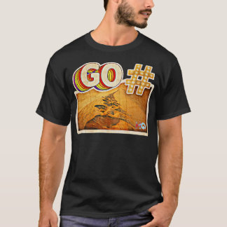 Camiseta Ir libra de Hipster de areia
