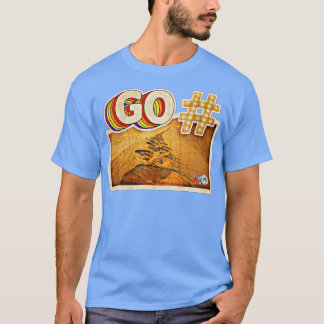 Camiseta Ir libra de Hipster de areia