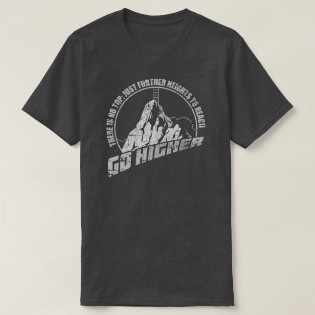 Camiseta Ir Mais alto (Frente do Design)
