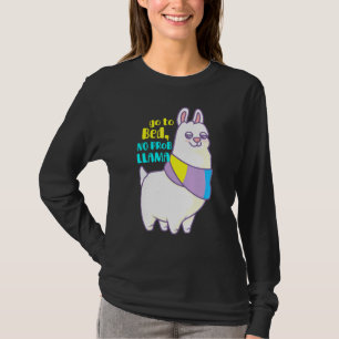 Camiseta Ir Para A Cama Sem Probllama Cute Llama Pajama