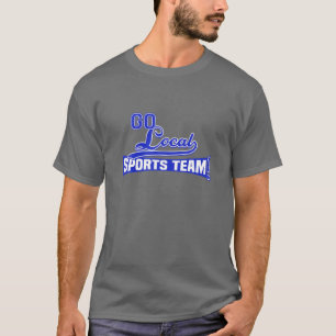 Camiseta Ir para a equipe de esportes local
