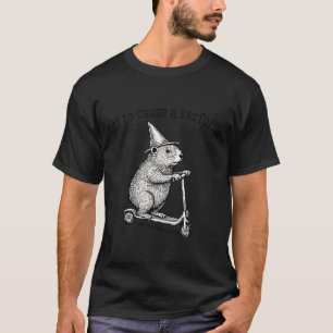 Camiseta Ir Para Causar Um Tumulto Patinete De Hamster Dive