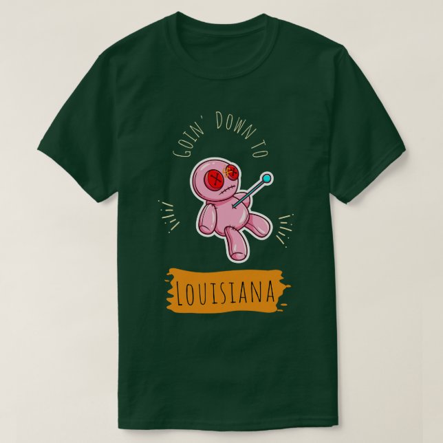 Camiseta Ir para Louisiana TShirt (Frente do Design)