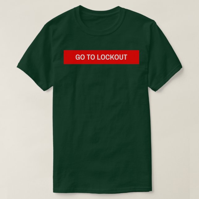 CAMISETA IR PARA O BLOQUEIO (Frente do Design)