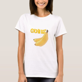 Camiseta Ir para o diafragma das bananas