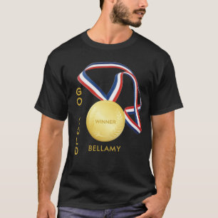 Camiseta Ir Para O Dourado Prêmio Esportivo Adicionar Nome