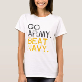 Camiseta Ir para o Marinho do Exército Beat