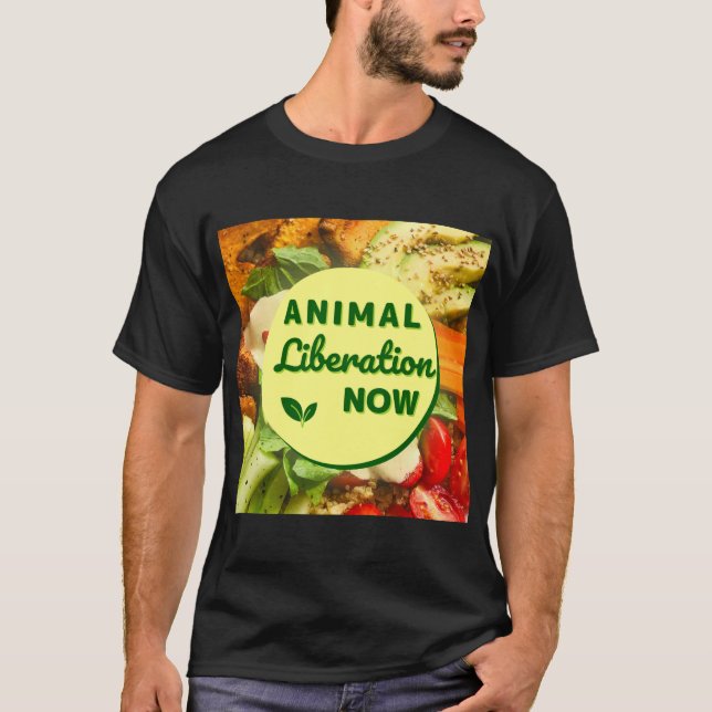 Camiseta Ir para o Vegan ou Ir para casa (Frente)