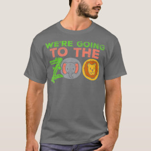 Camiseta Ir Para O Zoo Trip Safari Visitar Adventure Wildl