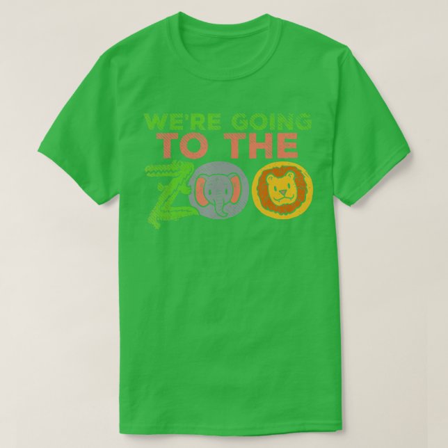 Camiseta Ir Para O Zoo Trip Safari Visitar Adventure Wildl (Frente do Design)