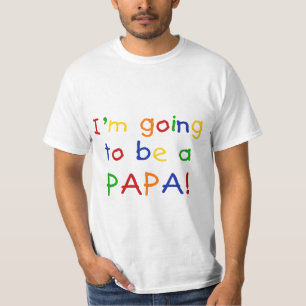Camiseta Ir ser uma papá - cores preliminares