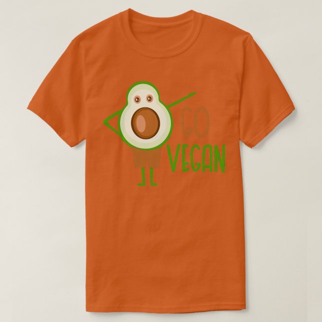Camiseta Ir Vegan Avocado Classic TSirt (Frente do Design)