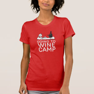 Camiseta Ir Wine acampamento - canoa