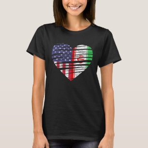 Camiseta Irã Americano Cultivo Coração Americano Patriot He