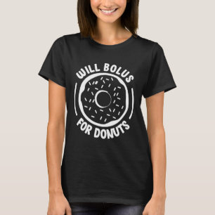 Camiseta Irá Bolus Para Diabetes Diabéticos De Rosquinha