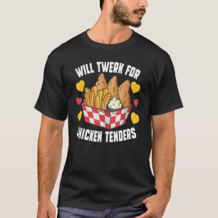 Camiseta Irá Gritar Para Os Concursos De Frango Fried Chick