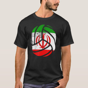 Camiseta Irã: Iranianos de Voleibol Bandeira Vêm