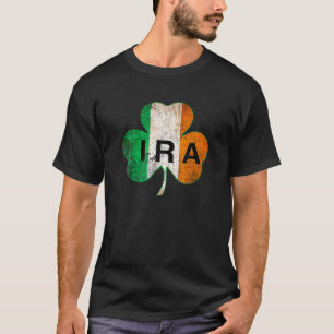 Camiseta IRA Irish Lucky Shamrock Dia de São Patrício Irlan