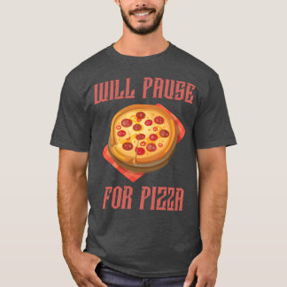 Camiseta Irá Pausar Para Comida Gaming boy