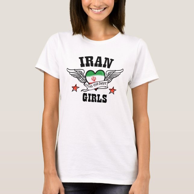 Camiseta Irã tem as melhores meninas (Frente)
