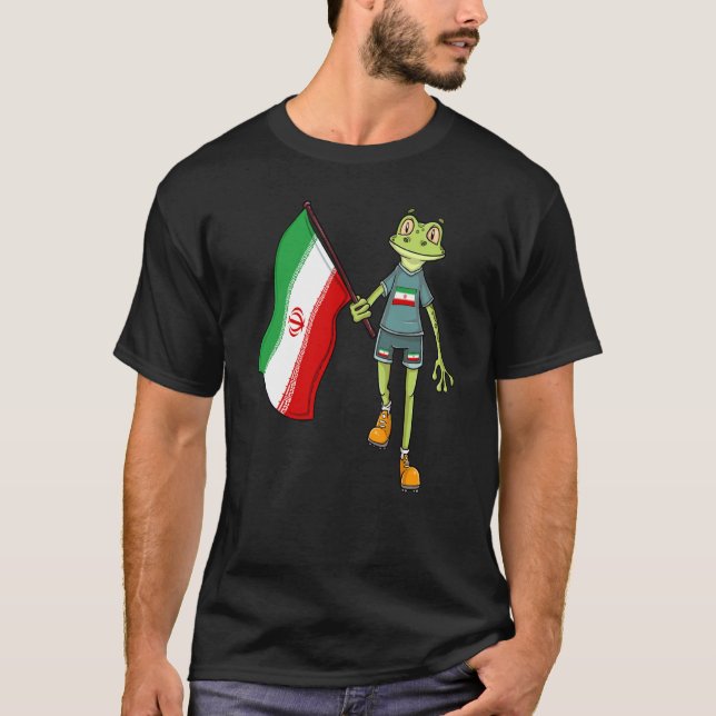 Camiseta Iran Fan Frog (Frente)