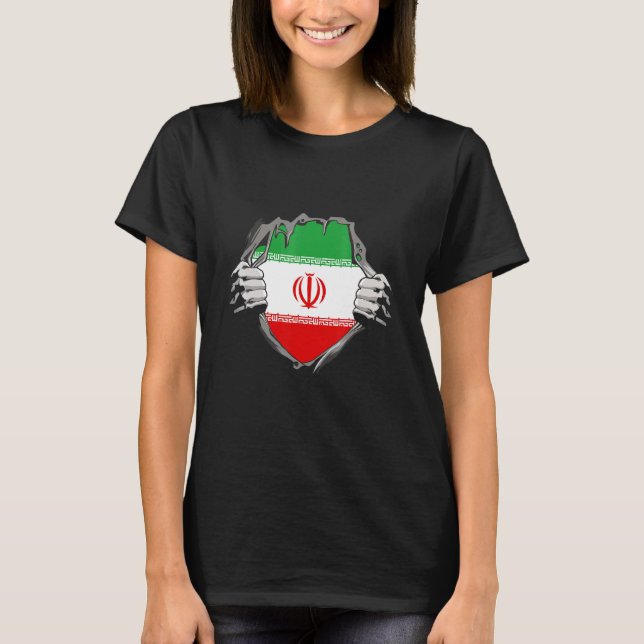 Camiseta Iran Flag (Frente)