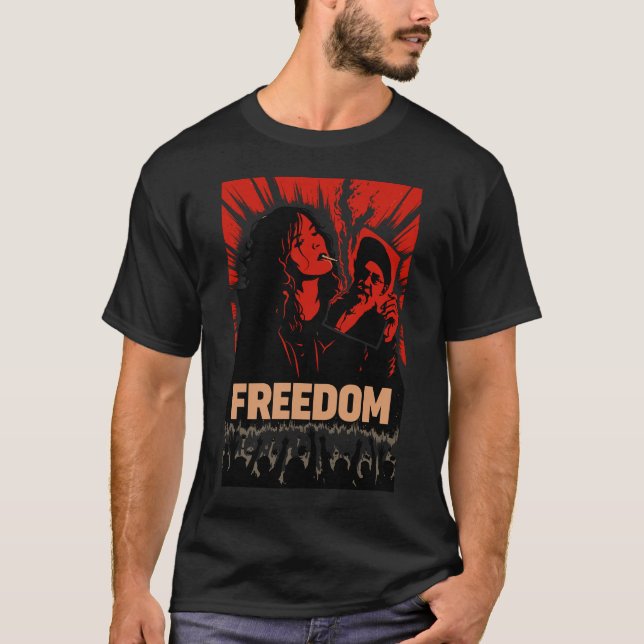 Camiseta IRAN FREEDOM Revolution of IRAN 2026 (Frente)