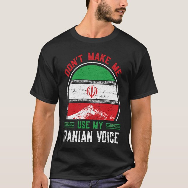 Camiseta Iran Iranian Persian Irani Flag Iran Roots Farsi I (Frente)