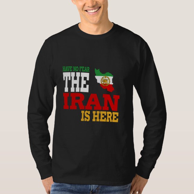 Camiseta Iran Lion Sun Flag,Iran,Persian,Iran map,Iran Flag (Frente)