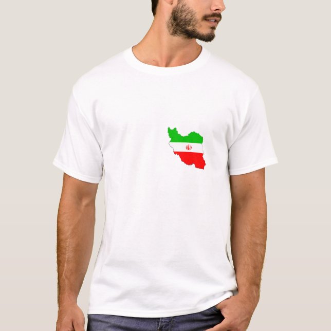 Camiseta IranFlag, Irã (Frente)