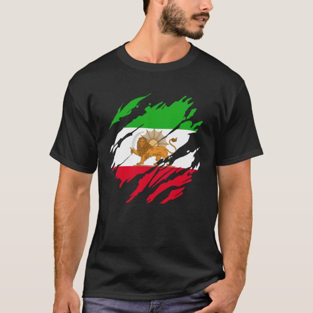 Camiseta Iranian Persian Lion Iran (Frente)