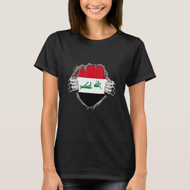 Camiseta Iraq flag (Frente)