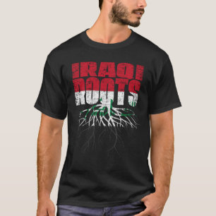 Camiseta Iraqi Roots Iraque Heritage Flag