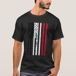 Camiseta Iraque - Bandeira Americana Para O Novo Presente C