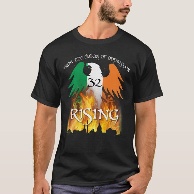 Camiseta Ireland  32 Rising  United Ireland49 (Frente)